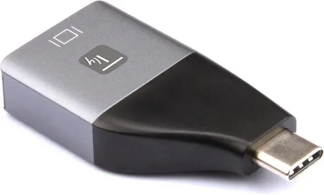 Alt view image 3 of 4 - Techly 362442 USB-C to DisplayPort Converter Adapter Black/Silver