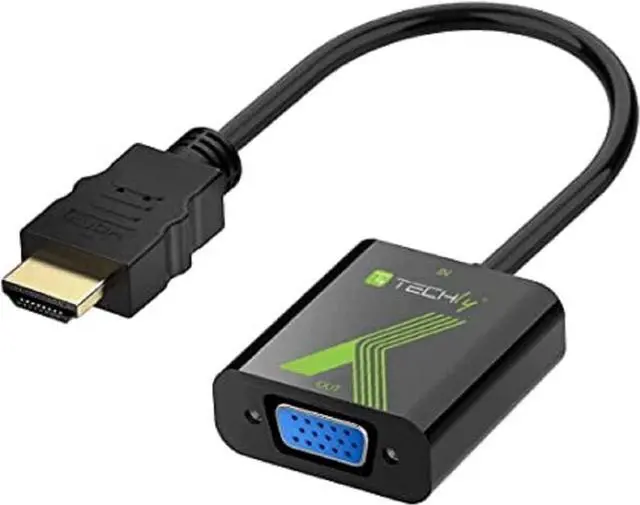 Main image of Techly IDATA-HDMI-VGA2 HDMI to VGA Converter Black