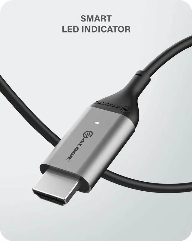 Alt view image 7 of 7 - ALOGIC USB-C to HDMI Cable, 6 ft, Supports 4K@60Hz, USB Type-C to HDMI Cable, Thunderbolt 3 Compatible, for MacBook, iPad Pro, Surface, XPS & USB-C Devices