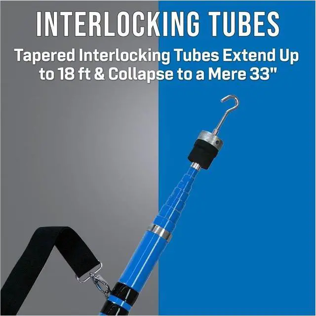 Alt view image 5 of 5 - Platinum Tools JH718 Xtender Pole - 18, For Ceilings Up To 24'. Box.