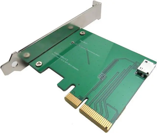 Main image of Micro SATA Cables PCIe Gen 3/4 Lane to Oculink SFF-8612 Adapter