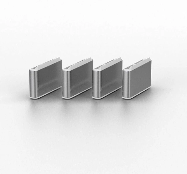 Alt view image 2 of 4 - LINDY USB Type C Port Blockers Without Key, White - Pack of 10