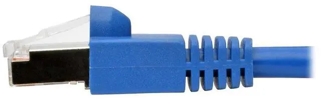 Alt view image 5 of 5 - Tripp Lite Cat6a 10G Ethernet Cable, Snagless Molded STP Network Patch Cable (RJ45 M/M), Blue, 25 Feet / 7.6 Meters, Manufacturer's Warranty (N262-025-BL)