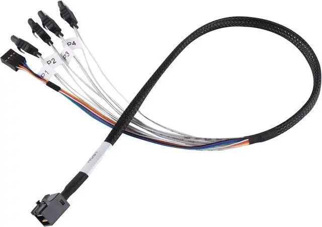 Main image of SilverStone Technology CPS05 SFF-8643 to SATA7-Pin with Sideband Mini SAS HD Cable, SST-CPS05