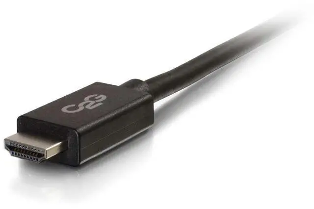 Alt view image 6 of 6 - C2G Display Port Cable, Display Port to HDMI, Male to Male, Black, 10 Feet (3.04 Meters), Cables to Go 54327 - TAA Compliant