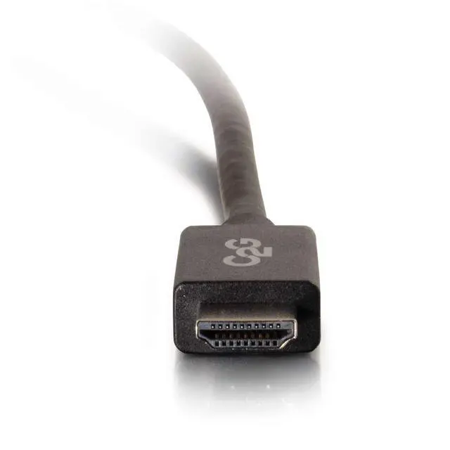 Alt view image 4 of 6 - C2G Display Port Cable, Display Port to HDMI, Male to Male, Black, 10 Feet (3.04 Meters), Cables to Go 54327 - TAA Compliant