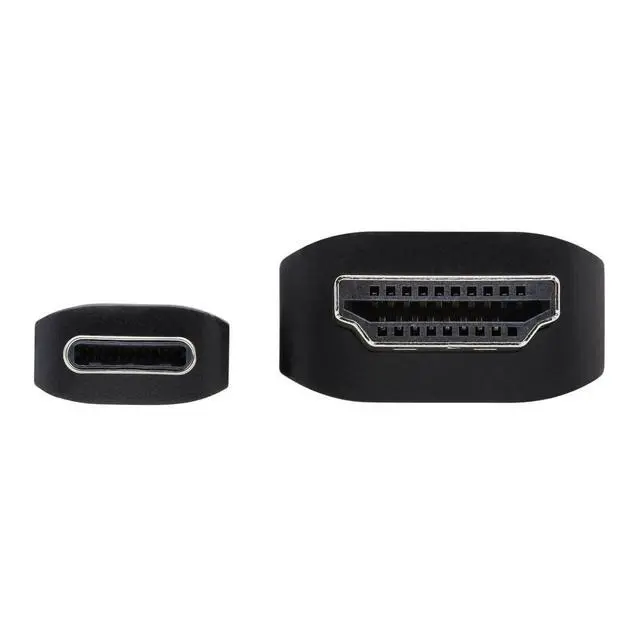 Alt view image 3 of 7 - Tripp Lite USB C to HDMI Cable, Thunderbolt 3 Compatible Adapter Cable, USB-C and HDMI 4K, 4:4:4, Black, M/M, 6 ft. (U444-006-HBE)