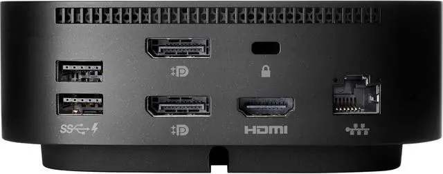 Alt view image 3 of 6 - HP Docking Station for Laptop Dual Monitor and Charging Bundle - HP USB-C G5 Essential Dock 72C71AA#ABA with 120W Adapter, HDMI, DisplayPort, USB-C Cables & Microfiber Cleaning Cloth