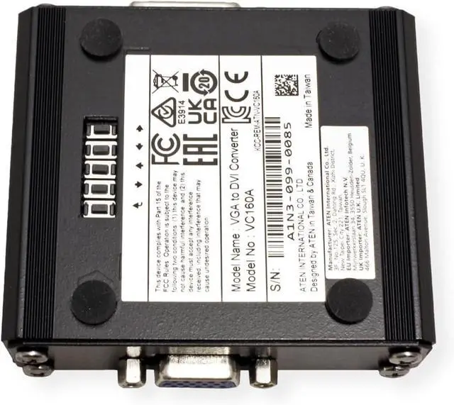 Alt view image 5 of 5 - ATEN VC160A | VGA to DVI Converter