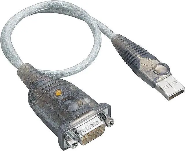 Alt view image 2 of 4 - Tripp Lite U209000R USB to Serial Adapter Cable (USB-A to DB9 M/M), 5-ft.