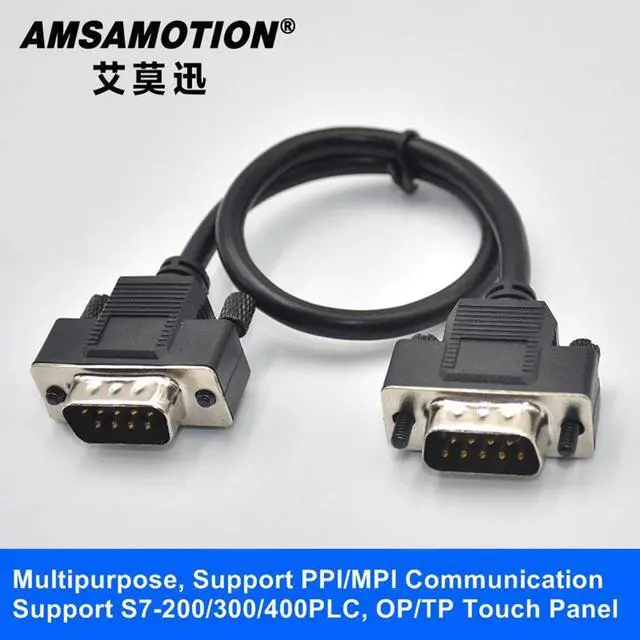 Alt view image 5 of 6 - AMSAMOTION USB-MPI Programming Cable for Siemens S7-200 300 400 Series 6ES7 972-0CB20-0XA0 PLC 0CB20 USB MPI/PPI/DP/PROFIBUS USB MPI PC-MPI Adapter