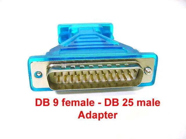 Alt view image 6 of 7 - Monoprice USB 2.0 to RS-232 DB-9 Male and DB-25 Male Serial Converter Cable, 1Mbps Data Transfer Rate, 70 Inch