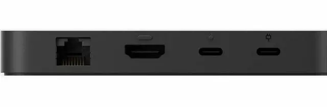 Alt view image 4 of 7 - Microsoft Surface USB4 Dock Gigabit Ethernet, USB C to 2xUSB-C/1xUSB-A/HDMI (65W Power Delivery) - Black