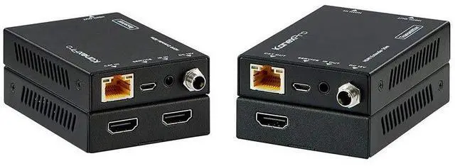 Main image of Kanex Pro 50M 4K 18Gbps HDMI Extender, HDR, UHD, 164 feet, Power Over Cable, Black
