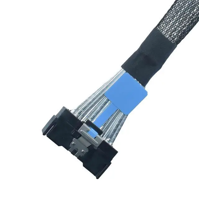 Alt view image 4 of 6 - PCIe Gen6 MCIO x8 to MCIO 8i Cable, 1.6 feet (50 cm)