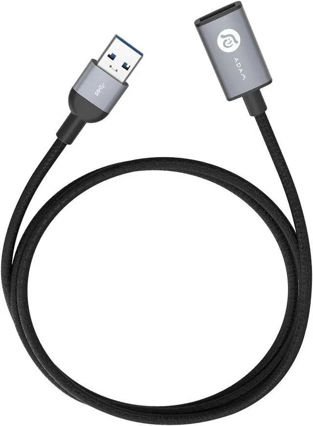 Main image of Adam Elements Peak AFM13 USB 3.1 Compatible USB Type-A (Male)-USB Type-A (Female) Adapter Cable 120 cm Gray