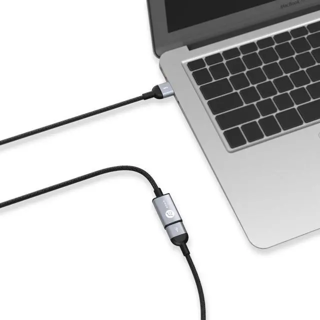 Alt view image 3 of 4 - Adam Elements Peak AFM13 USB 3.1 Compatible USB Type-A (Male)-USB Type-A (Female) Adapter Cable 120 cm Gray