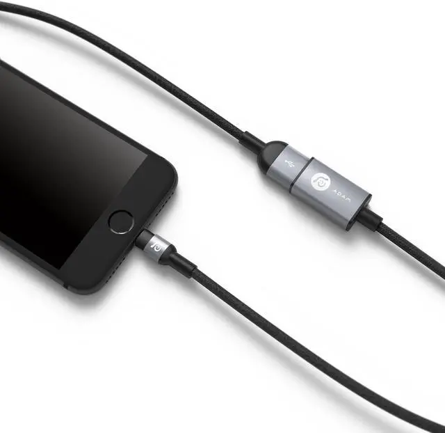 Alt view image 4 of 4 - Adam Elements Peak AFM13 USB 3.1 Compatible USB Type-A (Male)-USB Type-A (Female) Adapter Cable 120 cm Gray