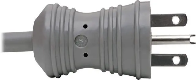 Alt view image 4 of 5 - Tripp Lite Hospital-Grade Power Cord (Nema 6-15P to C19), Heavy Duty, 15A, 250V, 14AWG, 6 ft., Grey (P033-006-GY-HG)