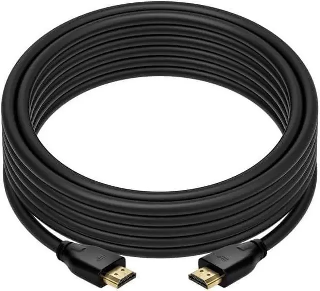 Alt view image 2 of 6 - Monoprice 8K Certified Ultra High Speed HDMI Cable - 8K60Hz 4K120Hz 48Gbps HDR VRR CL3 Rated 20ft Black