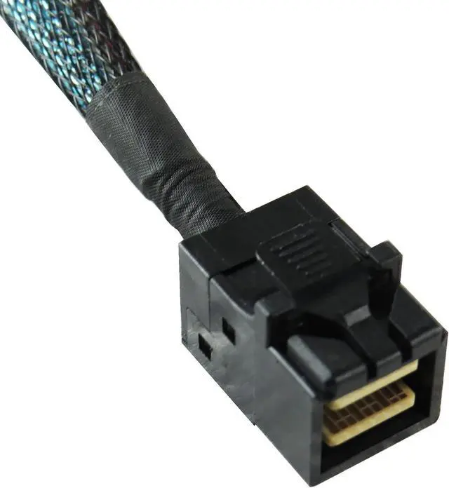 Alt view image 7 of 7 - Micro SATA Cables Mini SAS HD (SFF-8673) PCIe Gen 4.0 to U.2 (SFF-8639) Cable - 50cm, High-Speed