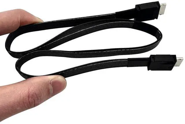 Alt view image 3 of 5 - JMT ADT-K9934A OCuLink SFF-8611 Male-to-Male Cable 64Gbps High-Speed Interface (50CM)