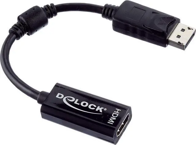 Alt view image 2 of 3 - DeLOCK Adapter DisplayPort 1.1 Male to HDMI Female Passive Black