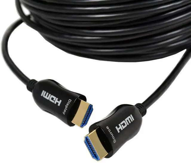 Main image of Best Fiber Optic HDMI Cable 8K HDMI 2.0 a/b Compliant, HDCP 2.2 Super High-Speed Ultra HD ARC Cable with HDR Perfect for HDTV/Projector/Home Theatre/Roku TV/Apple TV/Video Game Console (80 ft)