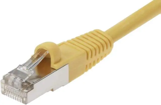 Alt view image 2 of 2 - SF Cable Cat5e Shielded (STP) Ethernet Network Cable, 26AWG 4pair Stranded Copper Wire, RJ45 Plug, 350MHz, 150ft, Yellow