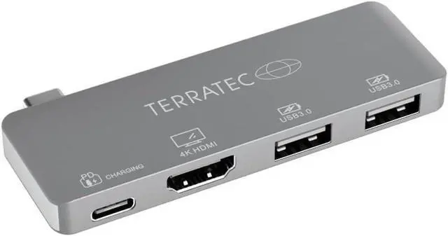 Main image of TerraTec 251737 USB Type C Adapter Grey