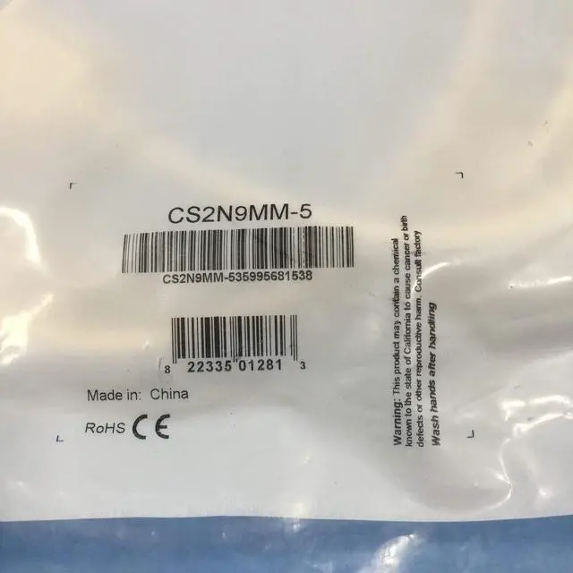 Alt view image 2 of 3 - CS2N9MM-5 Premium Molded D-Sub Cable, DB9 Male/Male, 5.0 ft
