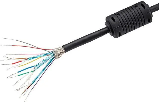 Alt view image 3 of 4 - Monoprice 4K High Speed HDMI Cable - HDMI 2.0, 4K@60Hz, HDR, HDR10, Dolby Vision, 18Gbps, YUV 4:4:4, 28AWG, with Ferrite Cores, 5 Feet, Black - 5 Pack