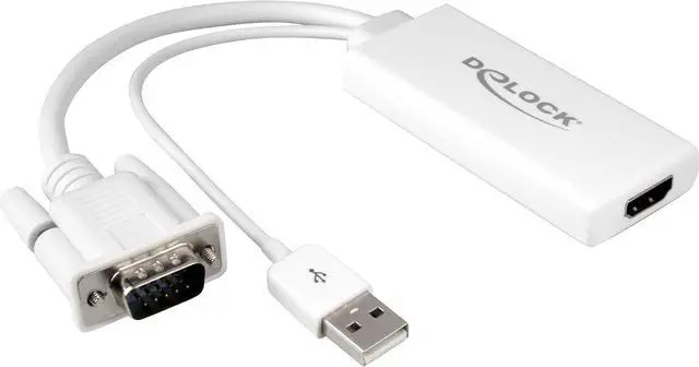 Main image of DeLOCK VGA to HDMI Adapter with Audio