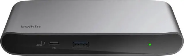 Main image of Belkin INC013qcSGY 5-in-1 Thunderbolt 4 Docking Station 40Gbps Data Transfer 96W PD Support Dual 4K/60Hz Single 8K/30Hz 150W Power Supply Unit & TB4 Cable (0.8m)