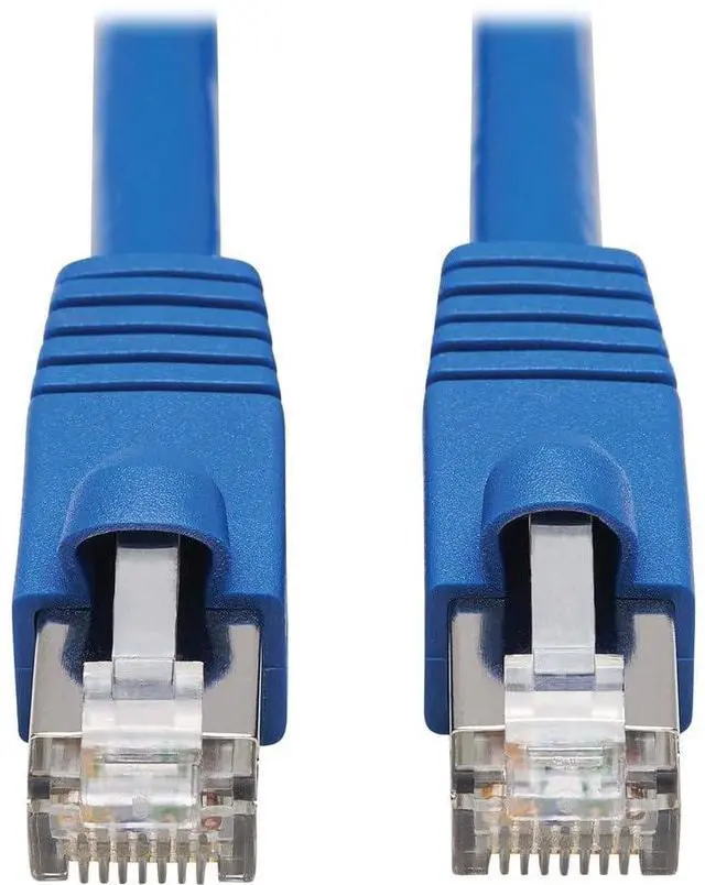 Main image of Tripp Lite Eaton N261P-030-BL Cat6a 10G Shielded F/UTP High-Speed LAN Ethernet Cable 30 ft Blue, Snagless RJ45 23AWG, PoE, EMI/RFI, Cloud Care Pre-Configured Bundle Eligible (10 Pack)