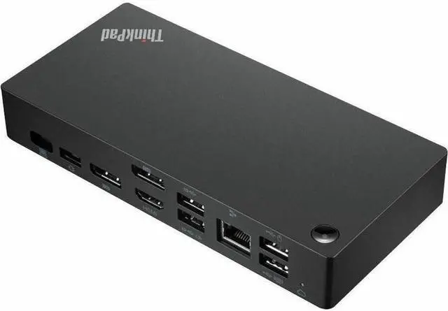 Main image of Lenovo ThinkPad 40BN Docking Station - for Notebook, Monitor - Charging Capability - 135 W - USB Type C - 2 Displays Supported - 4K @ 60Hz, 4K UHD, 4K - 3840 x 2160-6 x USB Ports - 2 2.0-5 Type-A