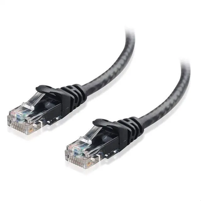 Alt view image 2 of 7 - Cable Matters 125-Foot Snagless Long Cat6 Ethernet Cable (Cat6 Cable, Cat 6 Cable) in Black & 25-Foot Snagless Cat 6a, Cat6a (SSTP, SFTP) Shielded Ethernet Cable