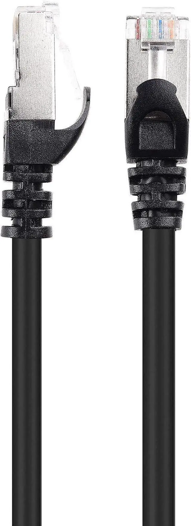 Alt view image 7 of 7 - Cable Matters 125-Foot Snagless Long Cat6 Ethernet Cable (Cat6 Cable, Cat 6 Cable) in Black & 25-Foot Snagless Cat 6a, Cat6a (SSTP, SFTP) Shielded Ethernet Cable
