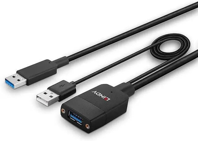 Alt view image 5 of 5 - LINDY 43357 35m USB 3.2 Gen 2 Type A Hybrid Cable