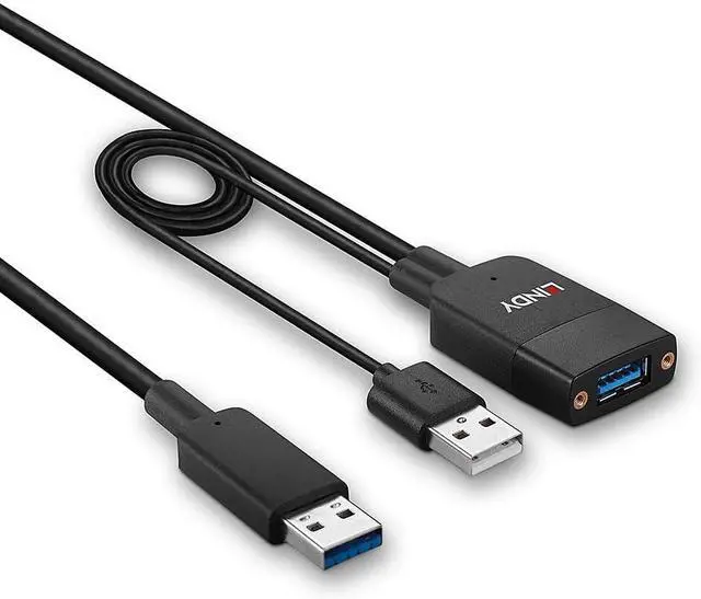 Alt view image 3 of 5 - LINDY 43357 35m USB 3.2 Gen 2 Type A Hybrid Cable