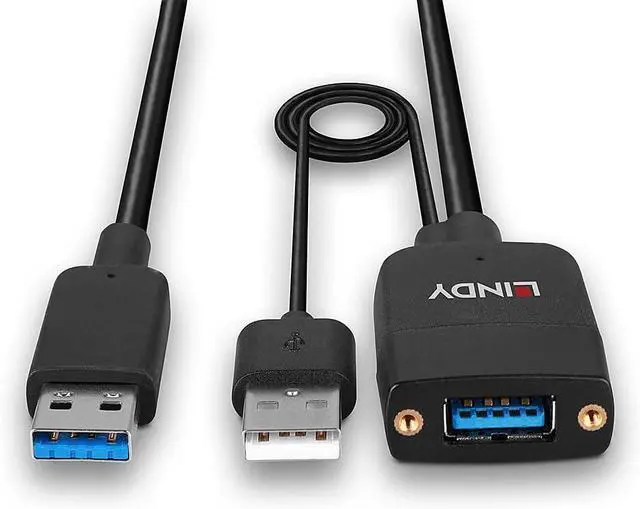 Alt view image 4 of 5 - LINDY 43357 35m USB 3.2 Gen 2 Type A Hybrid Cable