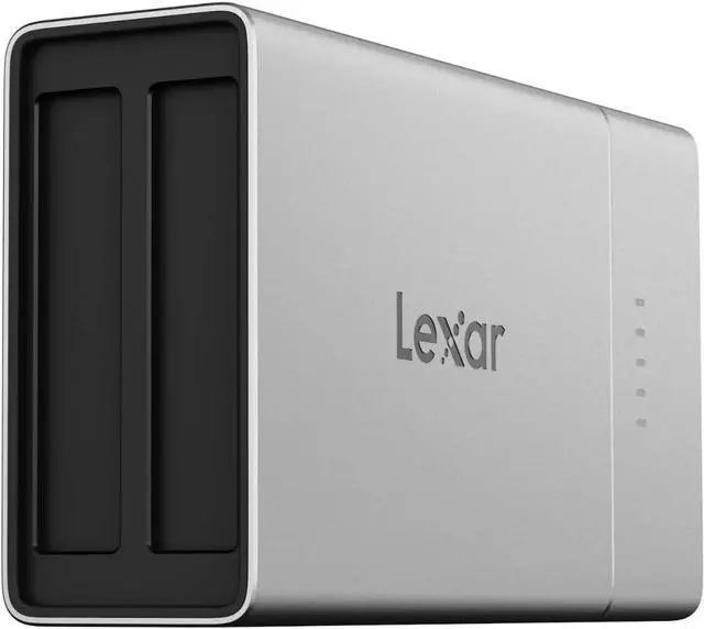 Main image of Lexar Professional Workflow Go Battery-Powered 2-Bay Portable Docking Station