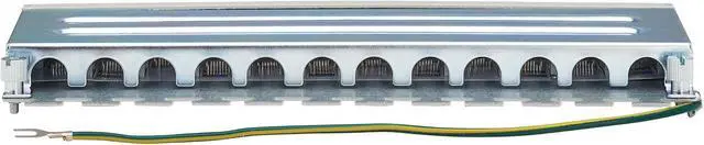 Alt view image 4 of 7 - Tripp Lite 12 Port Cat6a STP Patch Panel for Wall Mount or DIN Rail, 10 Gbps, RJ45 to 110 Terminals, 568A/568B, EMI/RFI Shielding, Mounting Included, TAA Compliant, (N250-SH12-DIN6A)