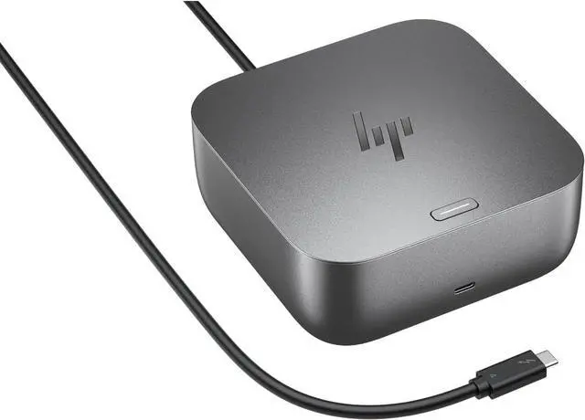 Alt view image 5 of 7 - HP Thunderbolt 4 100W G6 Dock (9X472UT#ABA) + ZoomSpeed 6-ft DisplayPort Cable + ZoomSpeed 6-ft HDMI Cable + ZoomSpeed 6-ft Ethernet Cable + AOM Microfiber Cleaning Cloth
