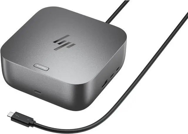 Alt view image 6 of 7 - HP Thunderbolt 4 100W G6 Dock (9X472UT#ABA) + ZoomSpeed 6-ft DisplayPort Cable + ZoomSpeed 6-ft HDMI Cable + ZoomSpeed 6-ft Ethernet Cable + AOM Microfiber Cleaning Cloth