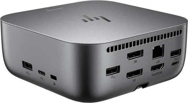 Alt view image 7 of 7 - HP Thunderbolt 4 100W G6 Dock (9X472UT#ABA) + ZoomSpeed 6-ft DisplayPort Cable + ZoomSpeed 6-ft HDMI Cable + ZoomSpeed 6-ft Ethernet Cable + AOM Microfiber Cleaning Cloth
