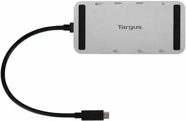 Alt view image 2 of 5 - Targus USB4 Dual Video Mobile Dock, 140W Pass-Through, Dual HDMI 4K, Single 8K, USB-C Docking Station for Windows, MacBook & Thunderbolt - DOCK429GL