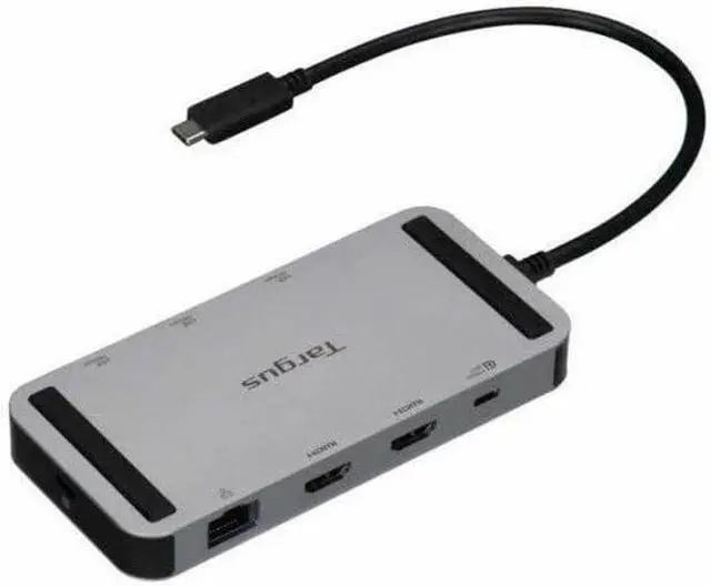 Alt view image 3 of 5 - Targus USB4 Dual Video Mobile Dock, 140W Pass-Through, Dual HDMI 4K, Single 8K, USB-C Docking Station for Windows, MacBook & Thunderbolt - DOCK429GL