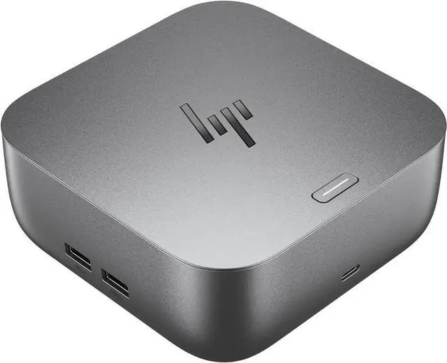 Alt view image 6 of 7 - HP Thunderbolt 4 Ultra 180W G6 Dock (9X481UT#ABA) + ZoomSpeed 6-ft DisplayPort Cable + ZoomSpeed 6-ft HDMI Cable + ZoomSpeed 6-ft Ethernet Cable + AOM Microfiber Cleaning Cloth