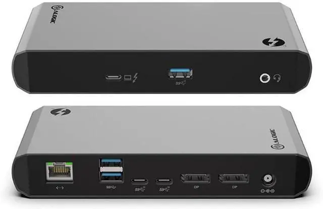 Main image of ALOGIC Turbo Dock with Dual 4K@60Hz Display Support, Thunderbolt 3 & USB-C Compatible Docking Station, USB Ports, Ethernet & Laptop Charging for Windows & macOS